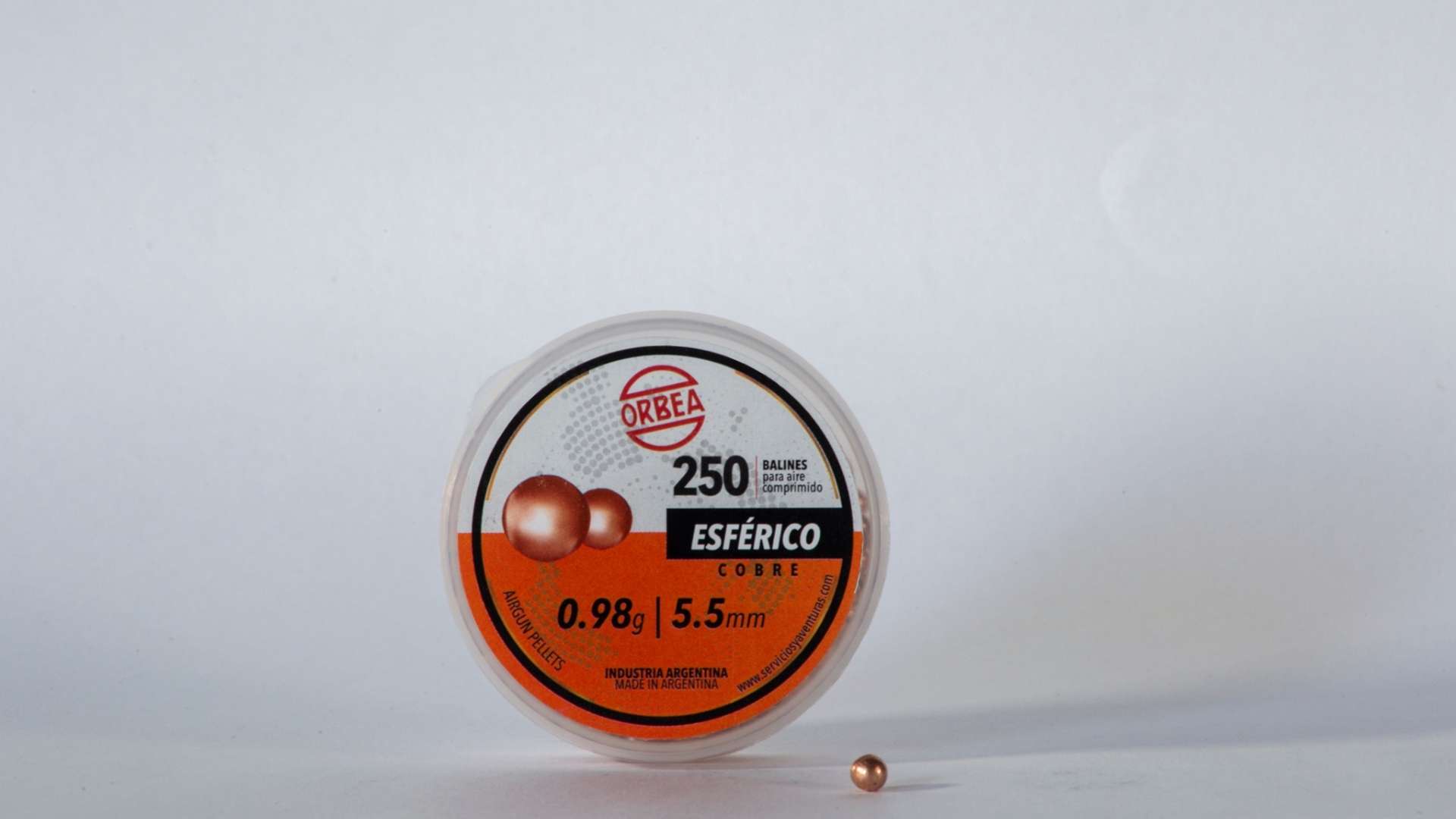 BALIN ESFERICO – 5.5mm – 0.98gr – Servicios y Aventuras